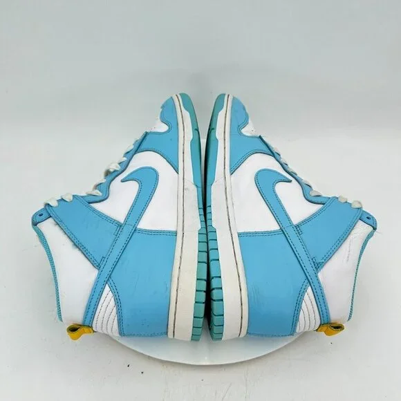 Nike Dunk High Retro Men Size 10.5 DD1399 401 Blue Chill White Training Shoes - Picture 6 of 11